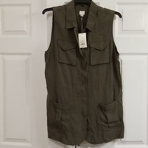 A new day olive green vest